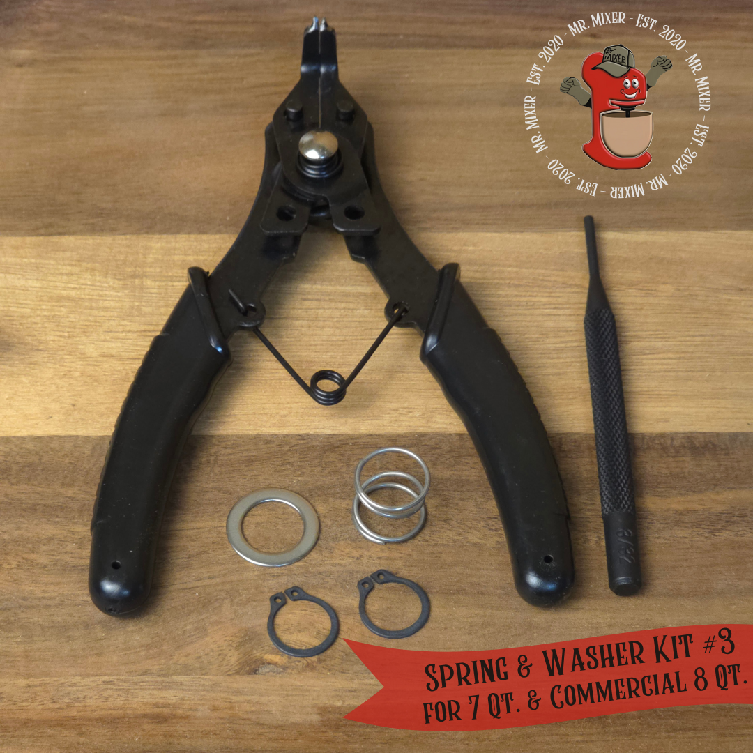 Spring & Washer Install Kit #3 For Proline 7qt/Commercial 8 qt